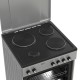 Thermogatz TGS E8021 S Κουζίνα Ηλεκτρική 80lt με Εμαγιέ Εστίες 60cm
